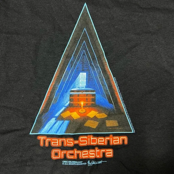 NWOT Trans Siberian Orchestra Winter Tour 2014-15 Graphic T-Shirt Unisex M - Picture 2 of 10